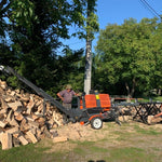 BIG DIG 20-Ton Firewood Processor with Chainsaw & Conveyor