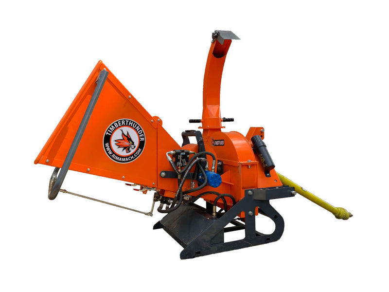 6-Inch PTO Chipper In Action